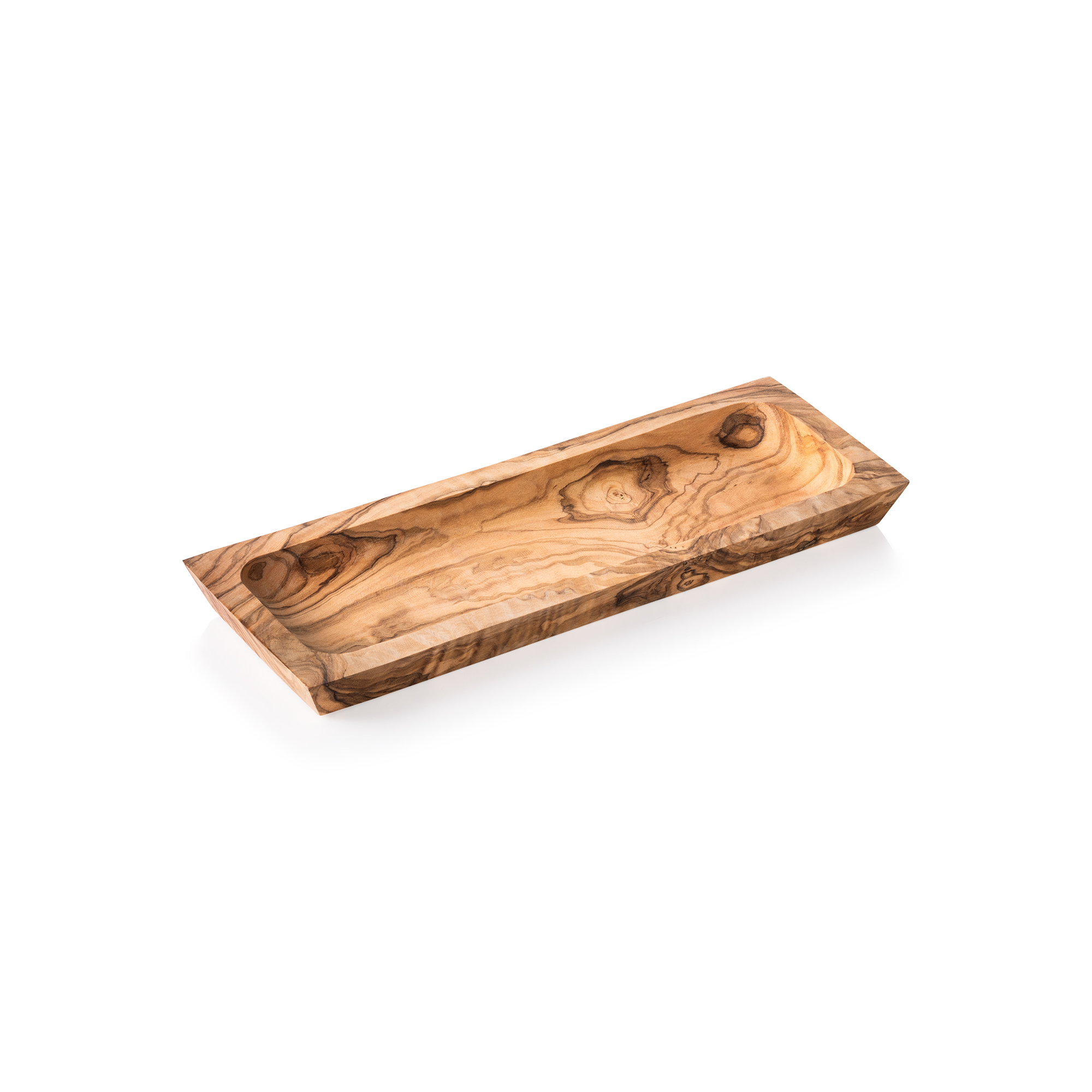 WAS Servierbrett PURE OLIVE, 26 x 10 cm, Olivenholz