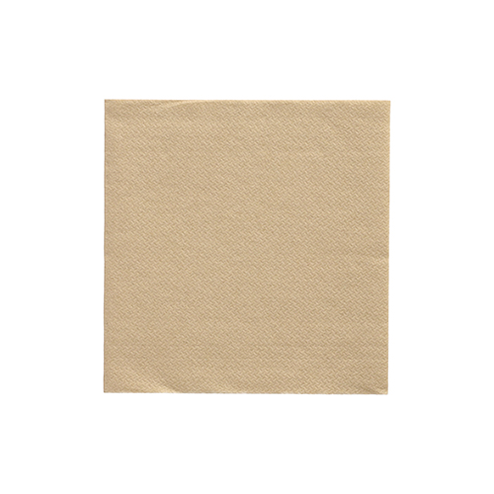 Papstar Servietten "DAILY Collection" 1/4-Falz 24 cm x 24 cm sand