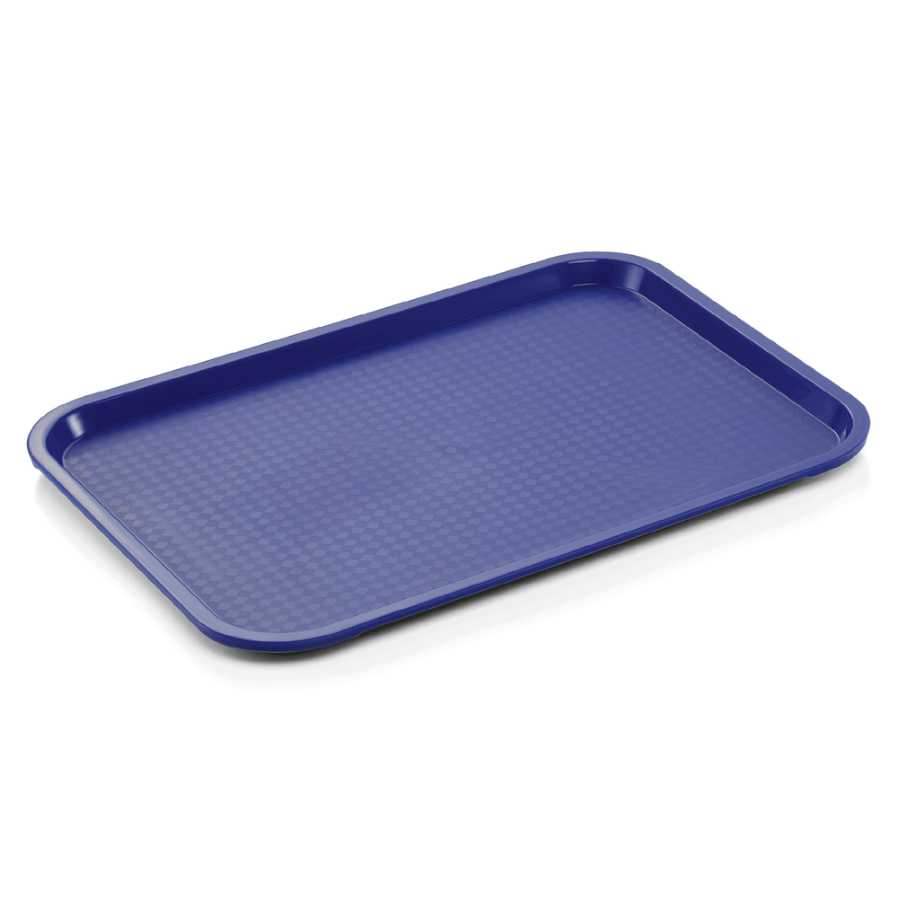 WAS Fast Food Tablett, 41,5 x 31 x 2 cm, blau, Polypropylen