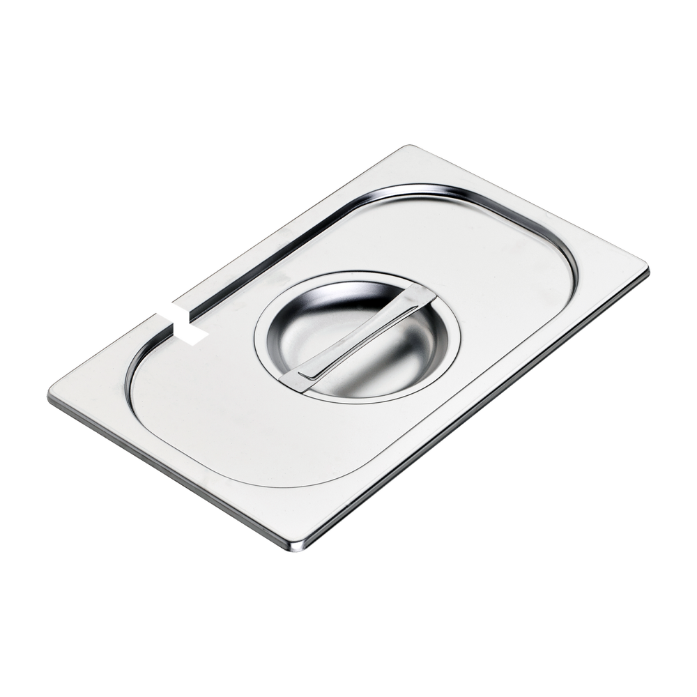 RM Gastro Deckel GN 1/4 Kellenöffnung Edelstahl / REDFOX - VGN 1/4 N