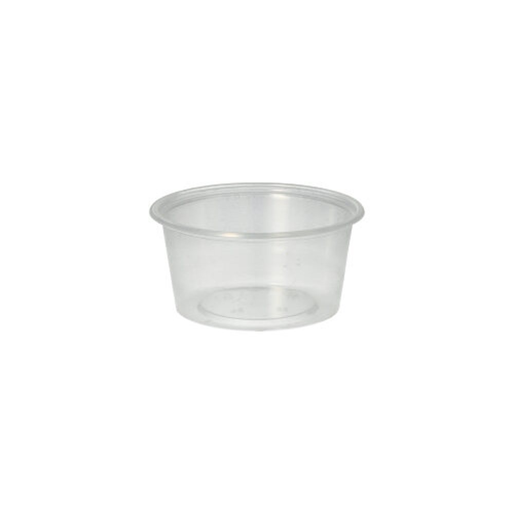 Papstar Dressingbecher, PP rund 80 ml Ø 7,1 cm · 3,5 cm transparent