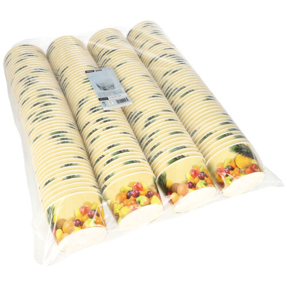 Papstar Eisbecher, Pappe rund 250 ml Ø 10 cm · 6 cm "Früchte"