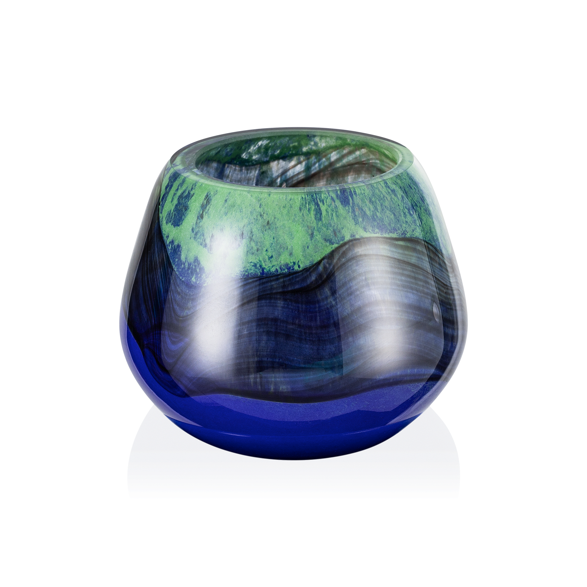 WAS Fusion Lagoon YUYU, Ø 11 cm, Höhe 9 cm, Glas