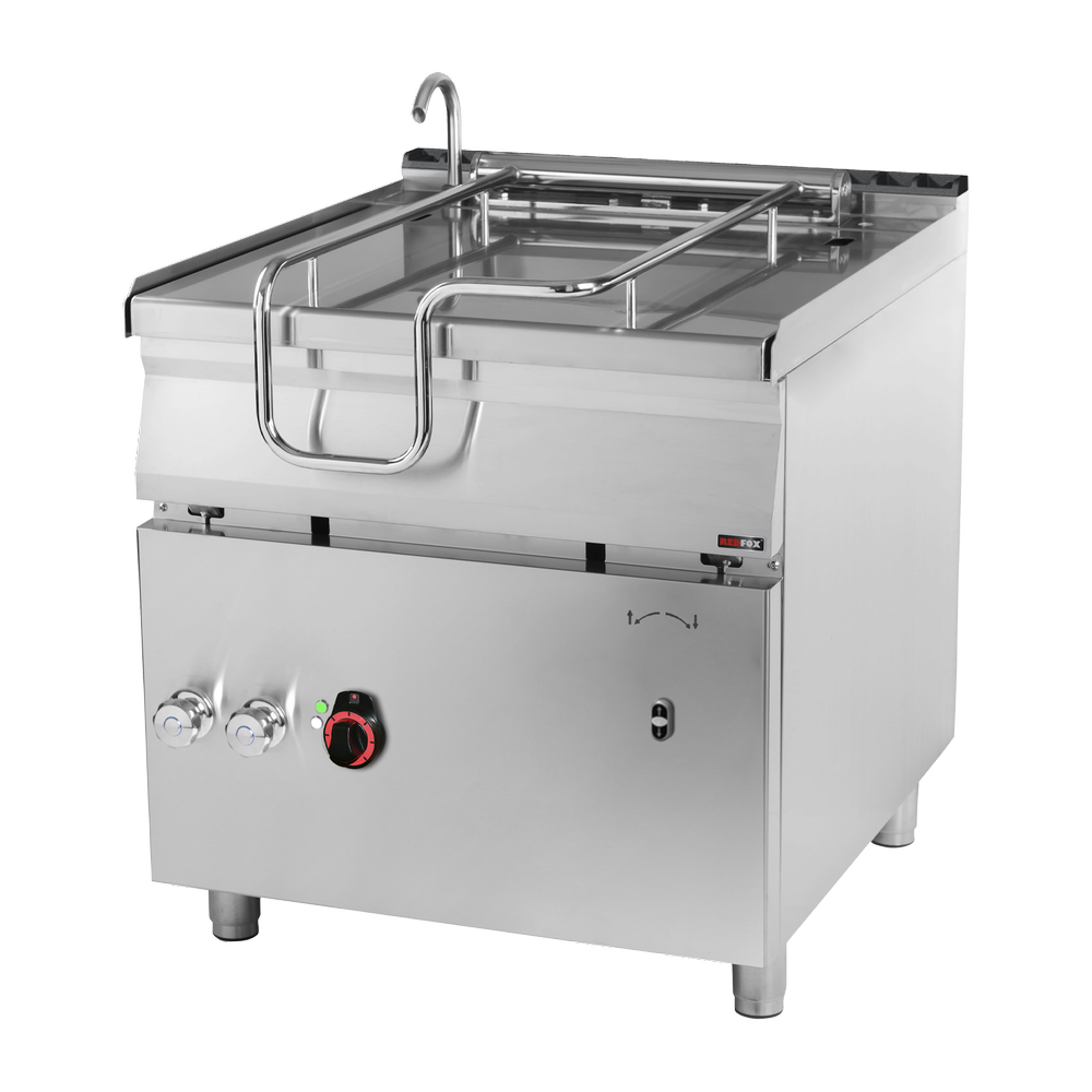 RM Gastro Automatische Kipppfanne elektrisch 80 l Stahlboden / REDFOX - BRM 90/8