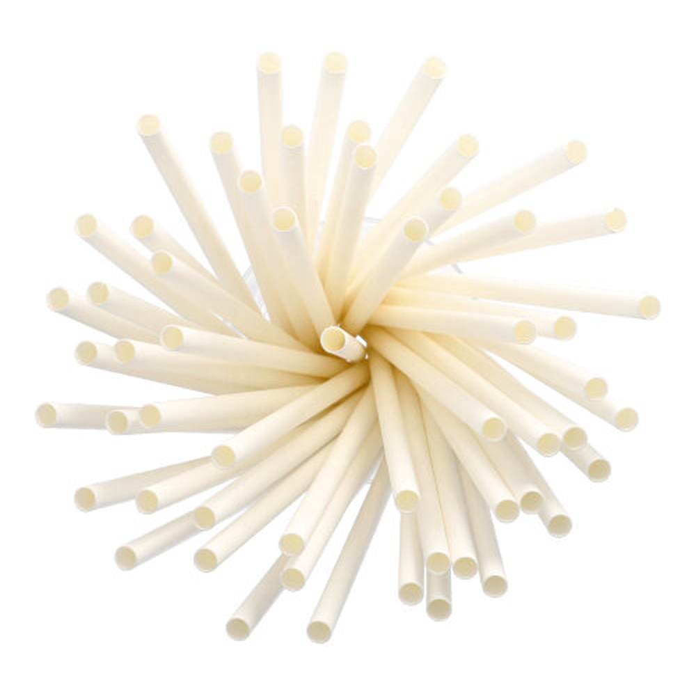 Papstar Shake-Halme, Papier "pure" Ø 8 mm · 25 cm weiss