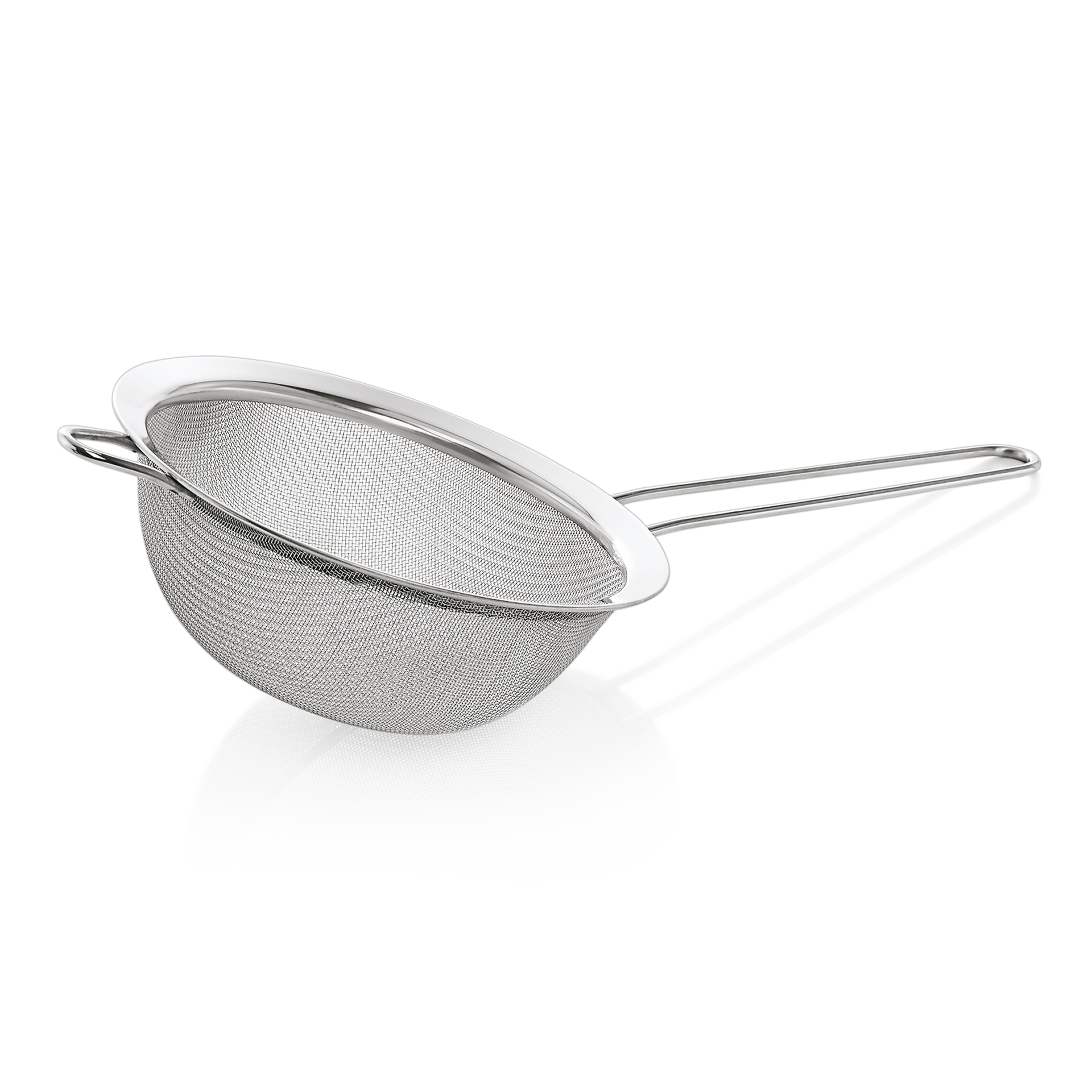WAS Küchensieb mit breitem Rand, Ø 10 cm, Chromnickelstahl