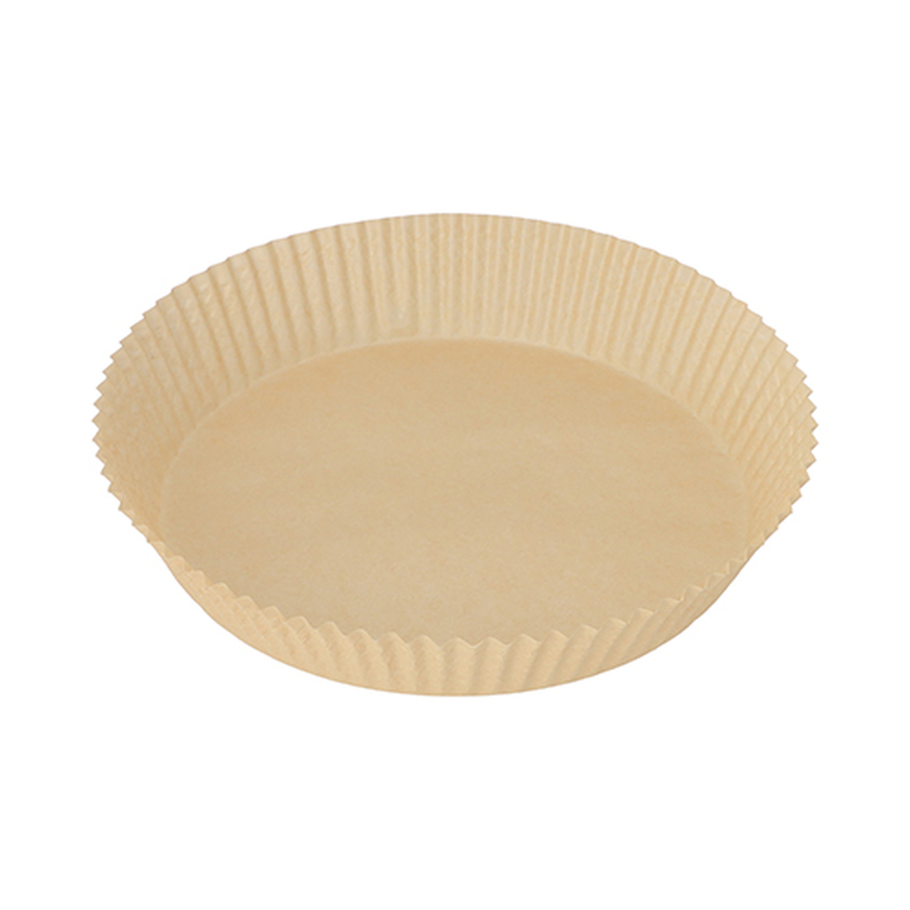Papstar Backpapiere Ø 20 cm · 4,5 cm braun für Heißluftfritteusen