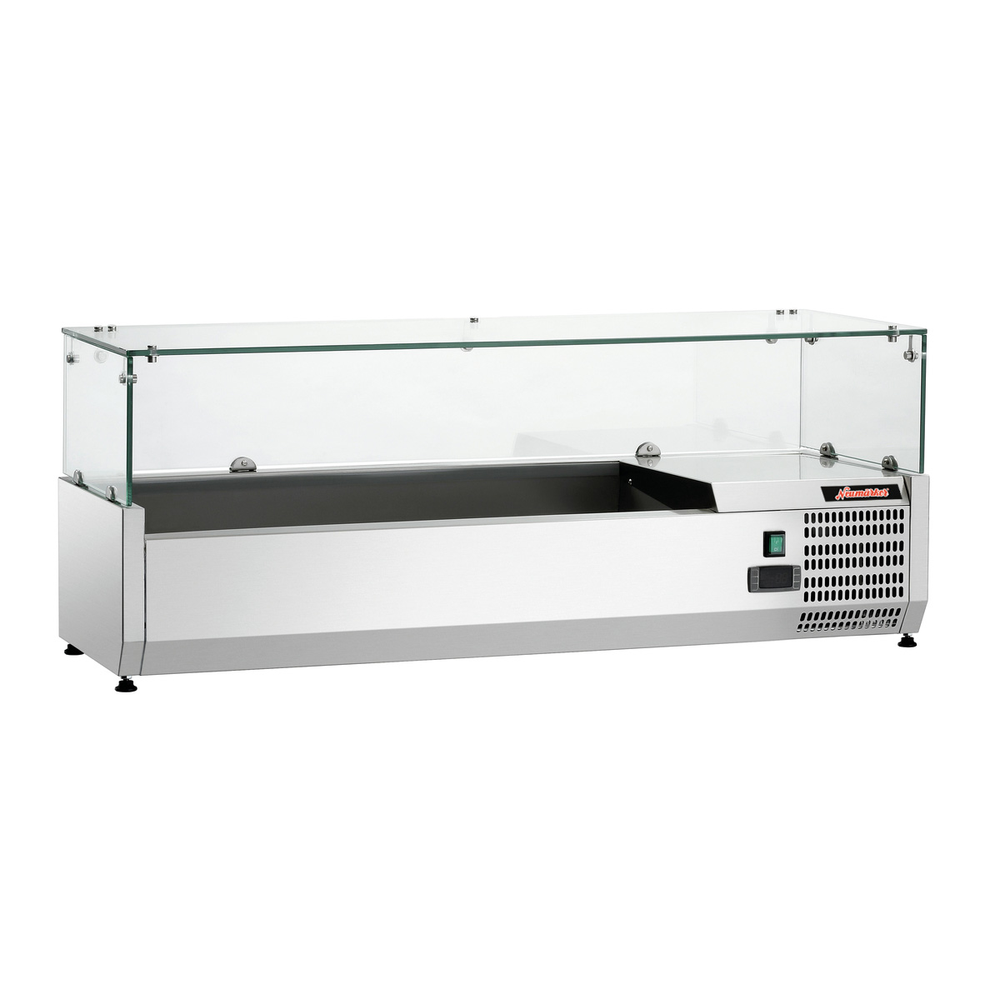Neumärker Kühlaufsatz 3x 1/3 GN + 1x 1/2 GN x 150 mm