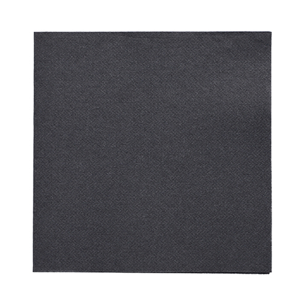 Papstar Servietten "DAILY Collection" 1/4-Falz 32 cm x 32 cm schwarz
