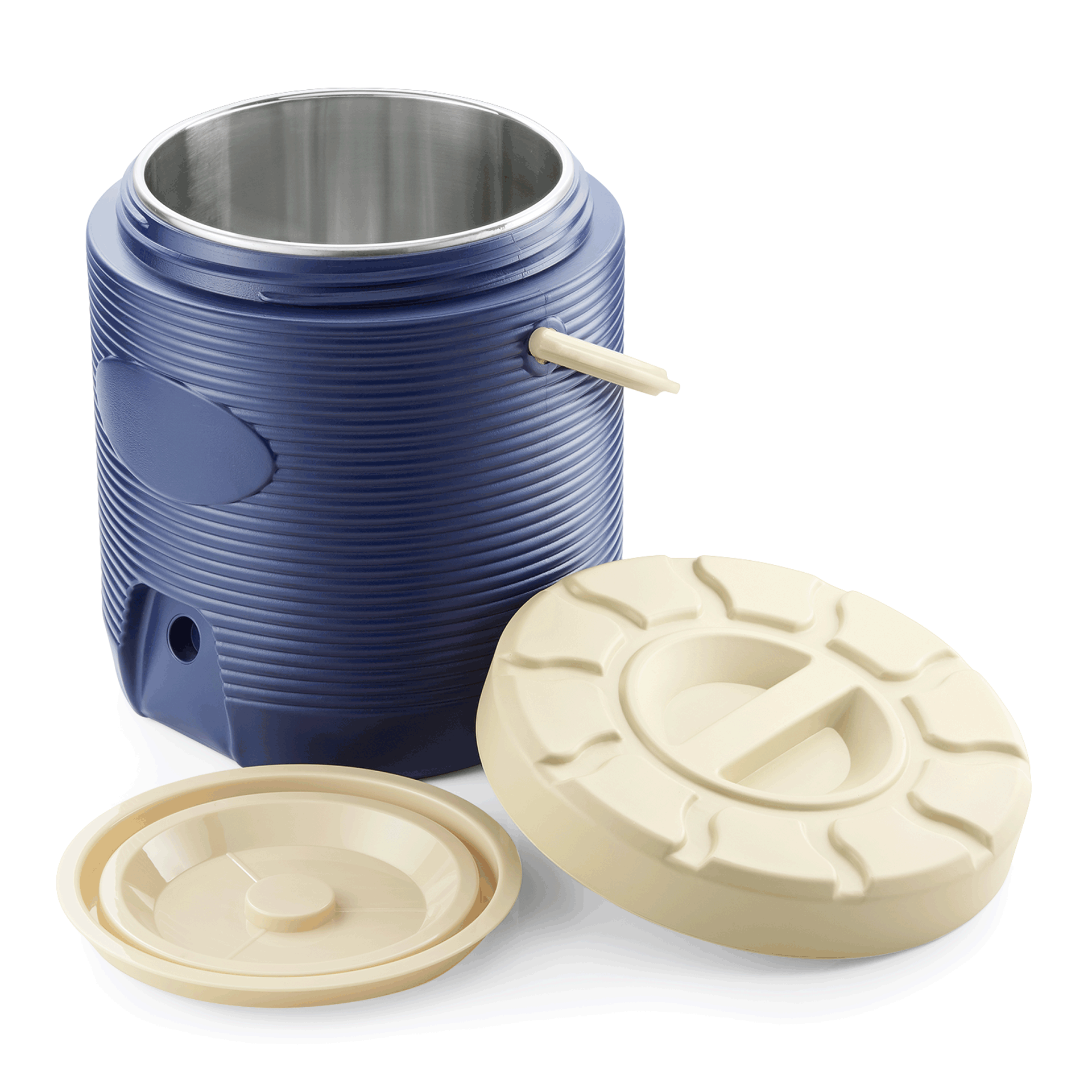 WAS Thermospeisetransportbehälter, 12 ltr., blau, mit PU-Isolierung