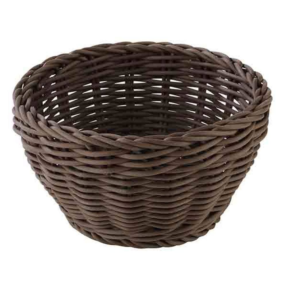 APS Korb, rund Ø 16 cm, H: 8 cm , Polypropylen, mokka