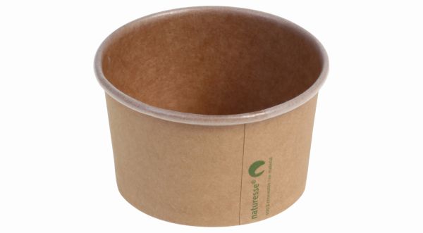 Pacovis Eisbecher Kraft/PLA 180ml, naturesse