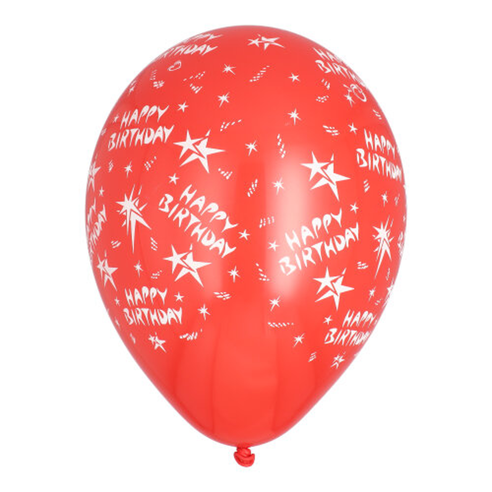 Papstar Luftballons Ø 29 cm farbig sortiert "Happy Birthday"