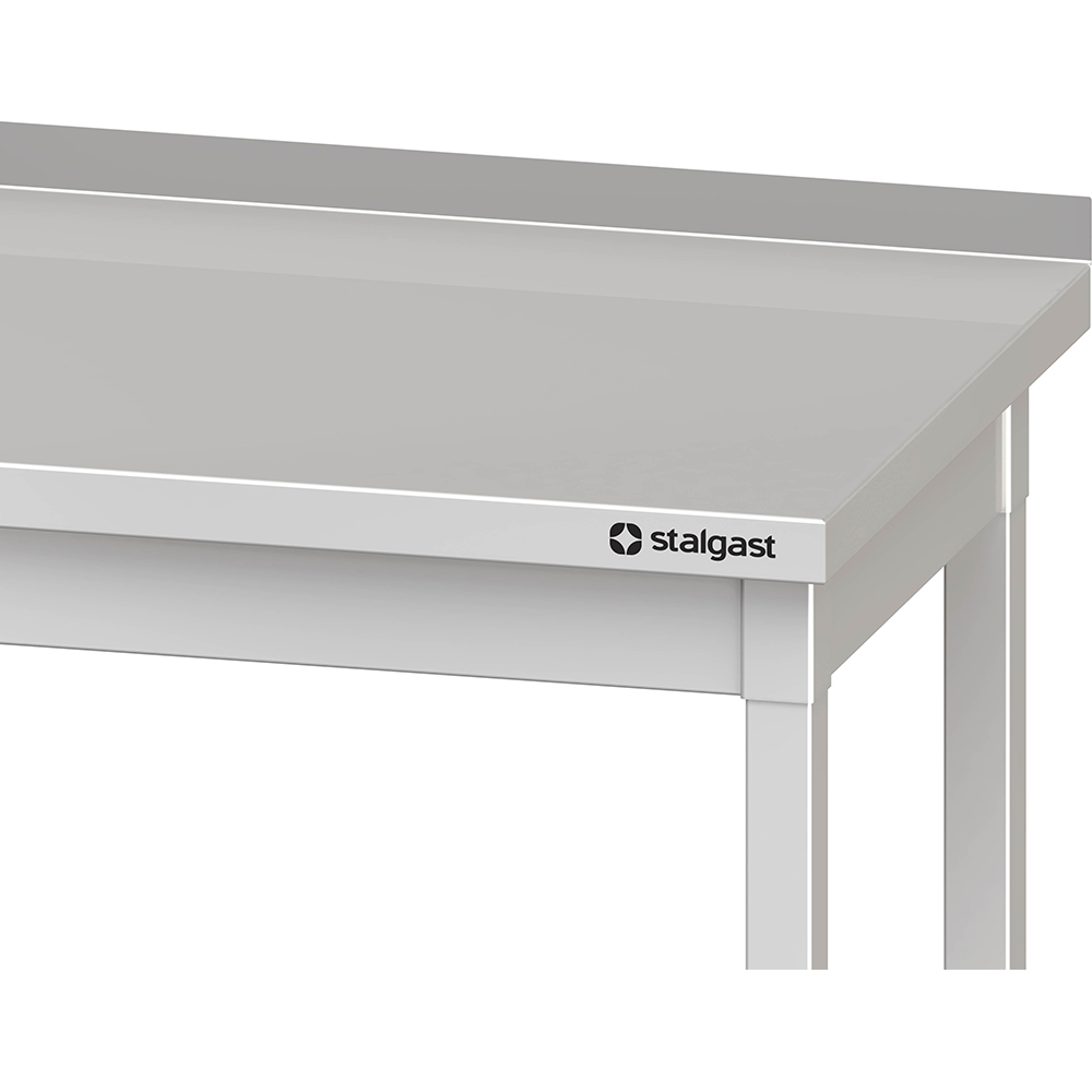 Stalgast Arbeitstisch mit Grundboden, 400x600x850 mm, mit Aufkantung, verschweiß