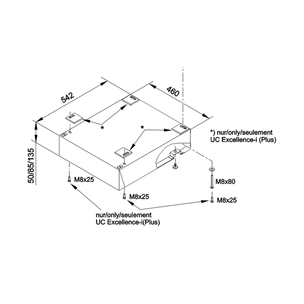 Winterhalter UC-S CN-Unterbau