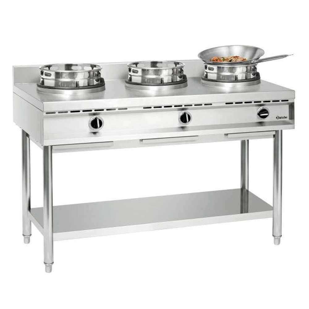 Bartscher Wok-Herd, 3 Brenner