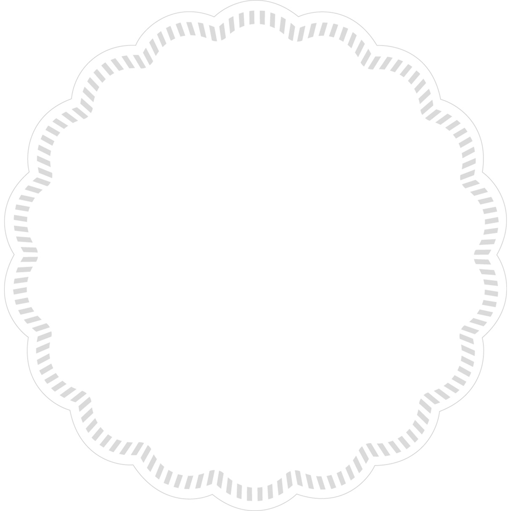 Mank Deckchen Basic weiss 100 mm