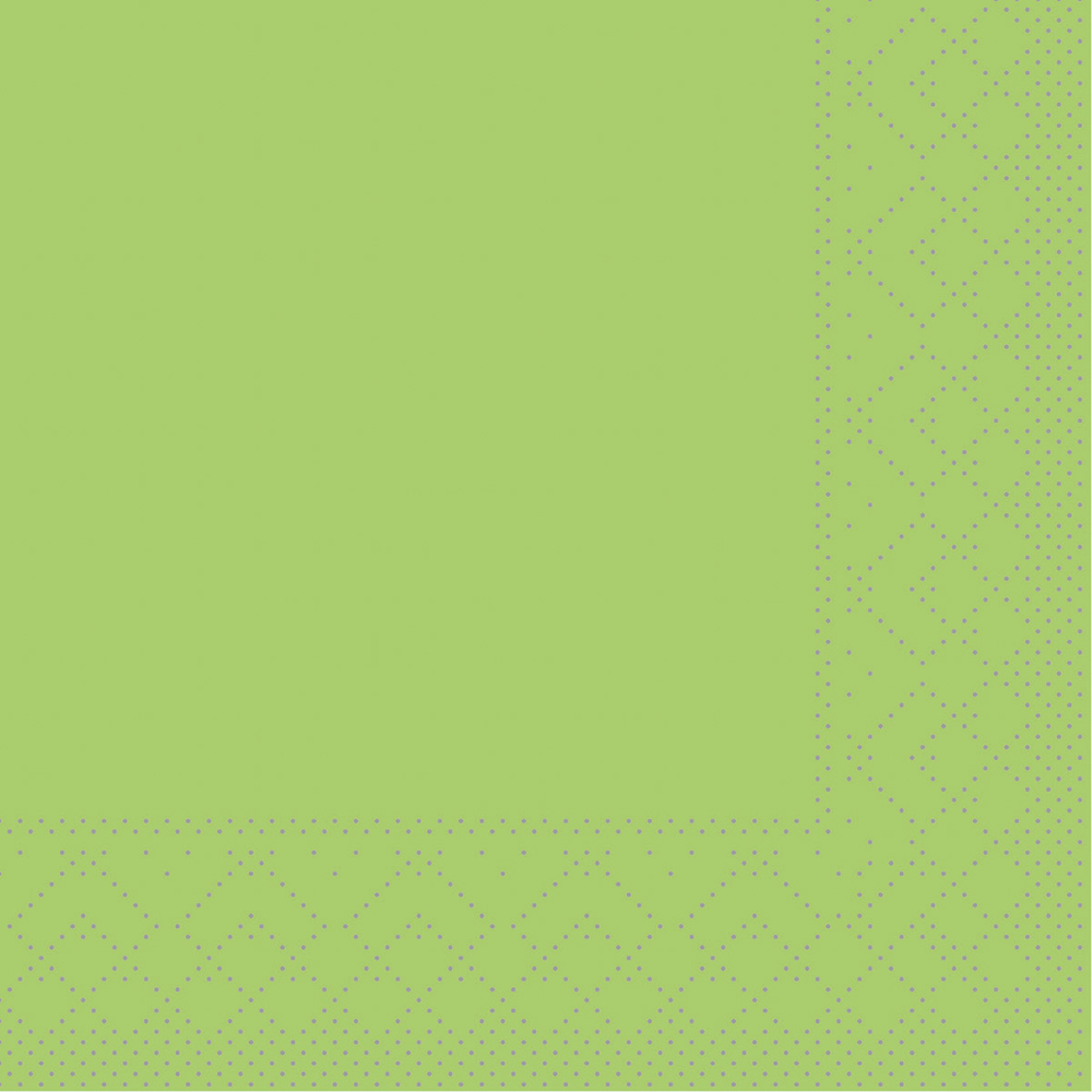 Mank Serviette Basic kiwi 24 x 24 cm 1/4 Falz