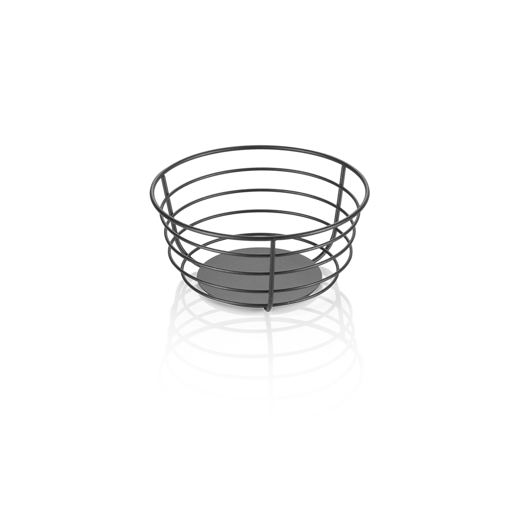 WAS Buffetkorb STEELNEST, Ø 19 cm, Höhe 9 cm, pulverbeschichtet, Metall