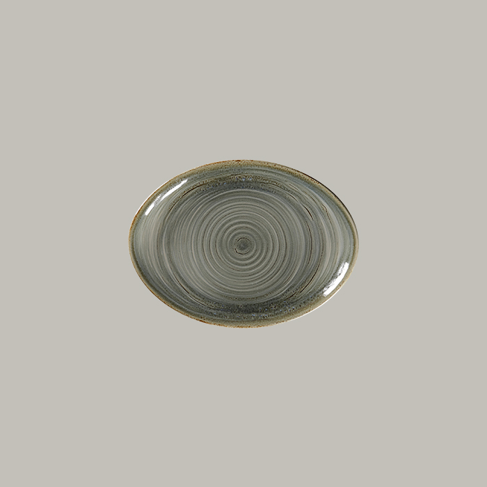 RAK Platte oval - peridot  Serie: Spot L 26 cm / W 19 cm / Ht. 3 cm