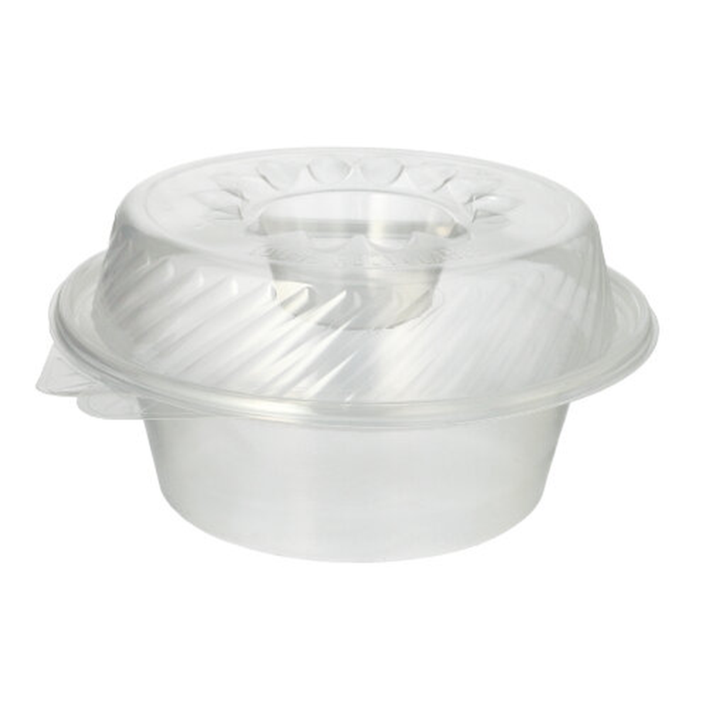 PAPSTAR Feinkost- und Salatschalen mit Klappdeckel PP rund 1400 ml 11,4 cm x