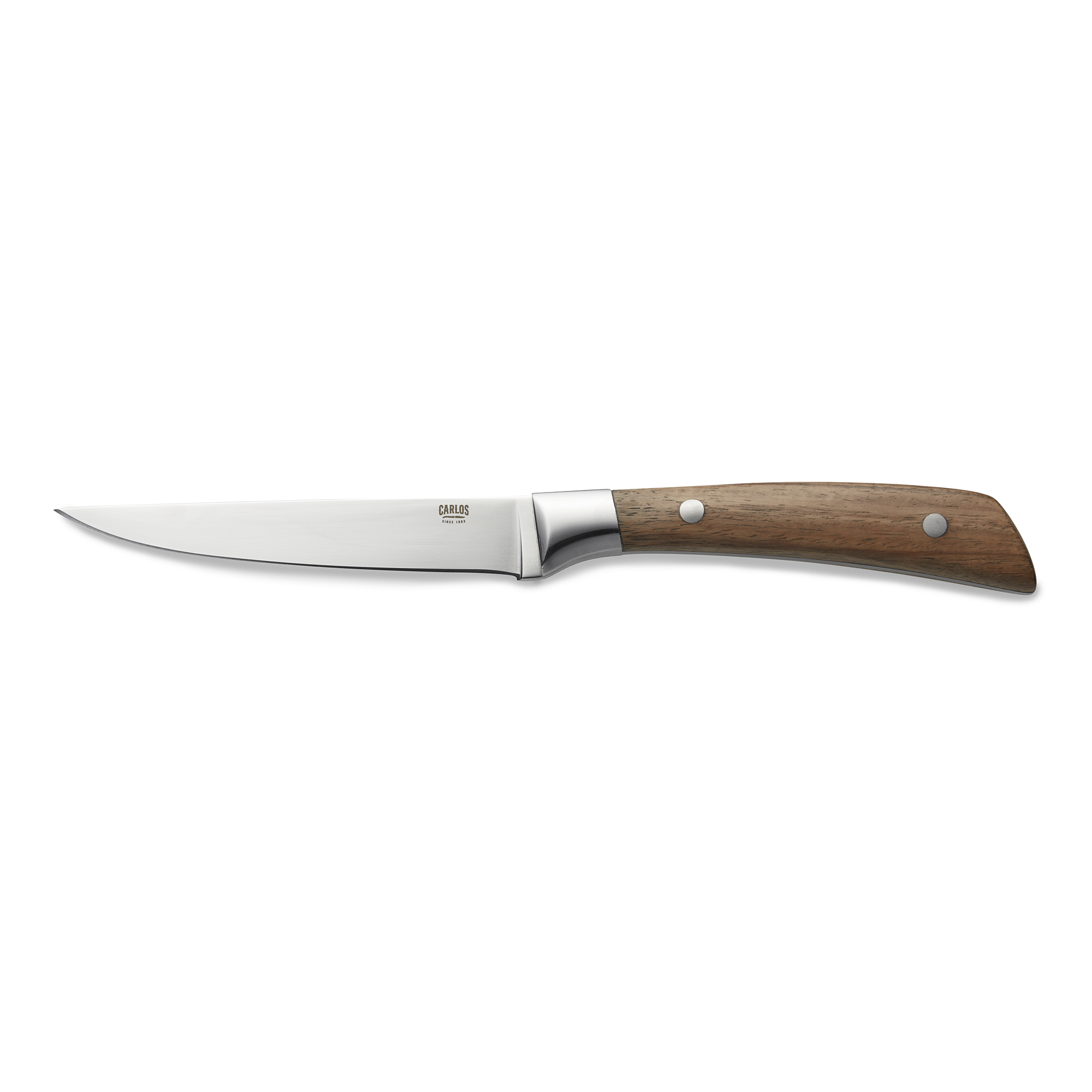 WAS Steakmesser Set CARLOS mit Rosenholzgriff, 24 cm, Set á 6 Stück, Klingenstah