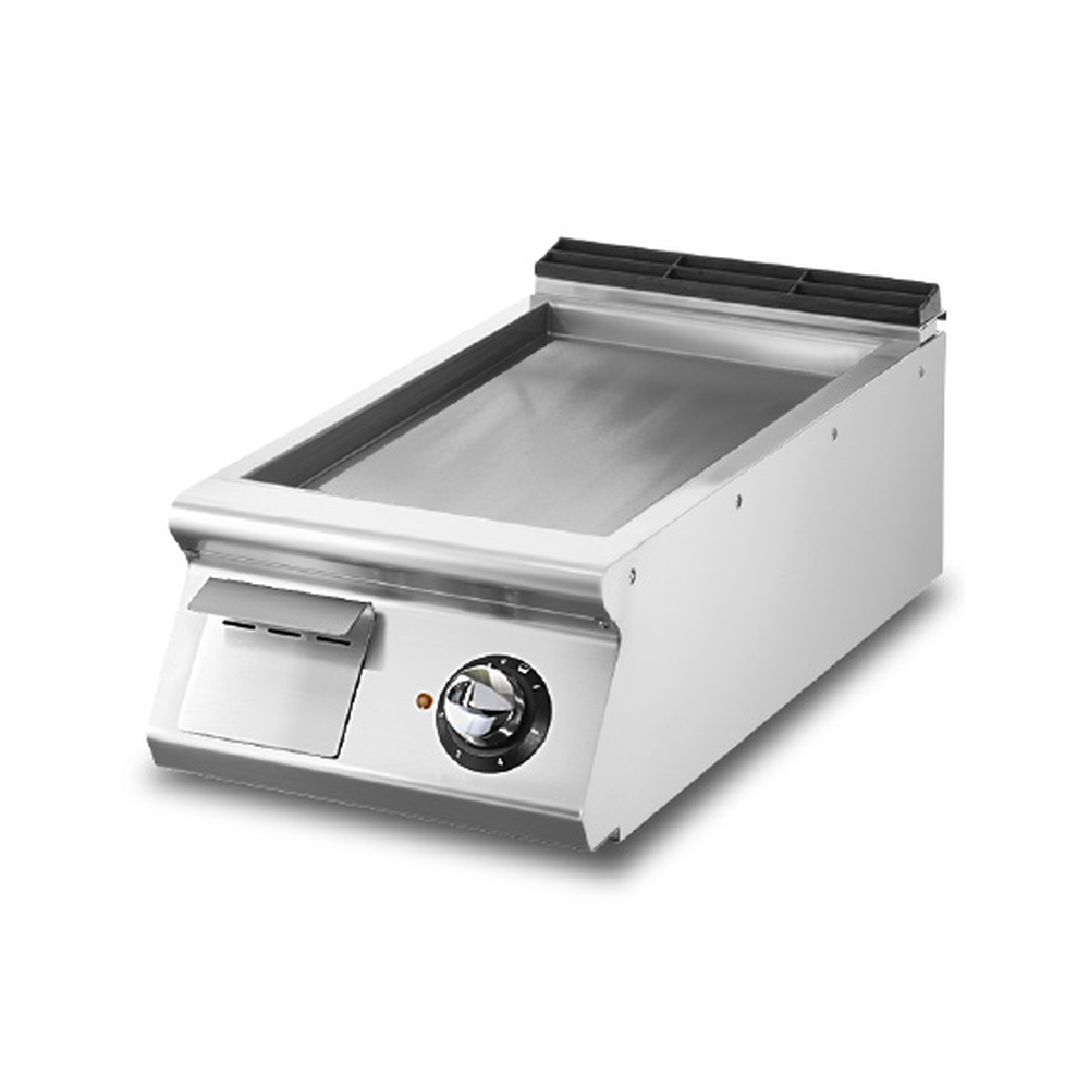 Virtus Elektro-Grillplatte, Tischmodell, glatte Platte