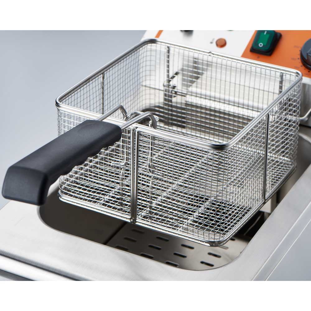 Stalgast Fritteuse CATERINA, 10 Liter, mit Ablasshahn 300x510x390 mm (BxTxH) 