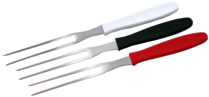 Contacto Fleischgabel 3 Stück rot, schwarz, weiß