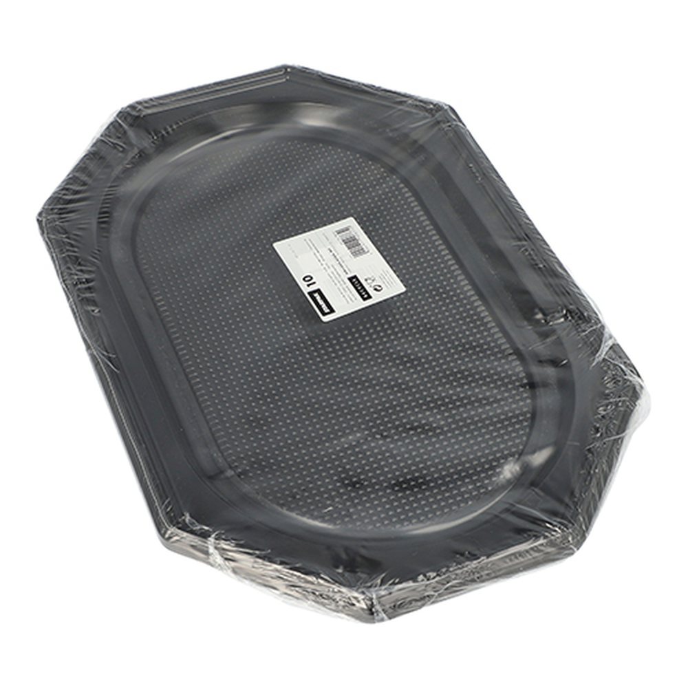 Papstar Servierplatten, PET 45 cm x 30 cm schwarz