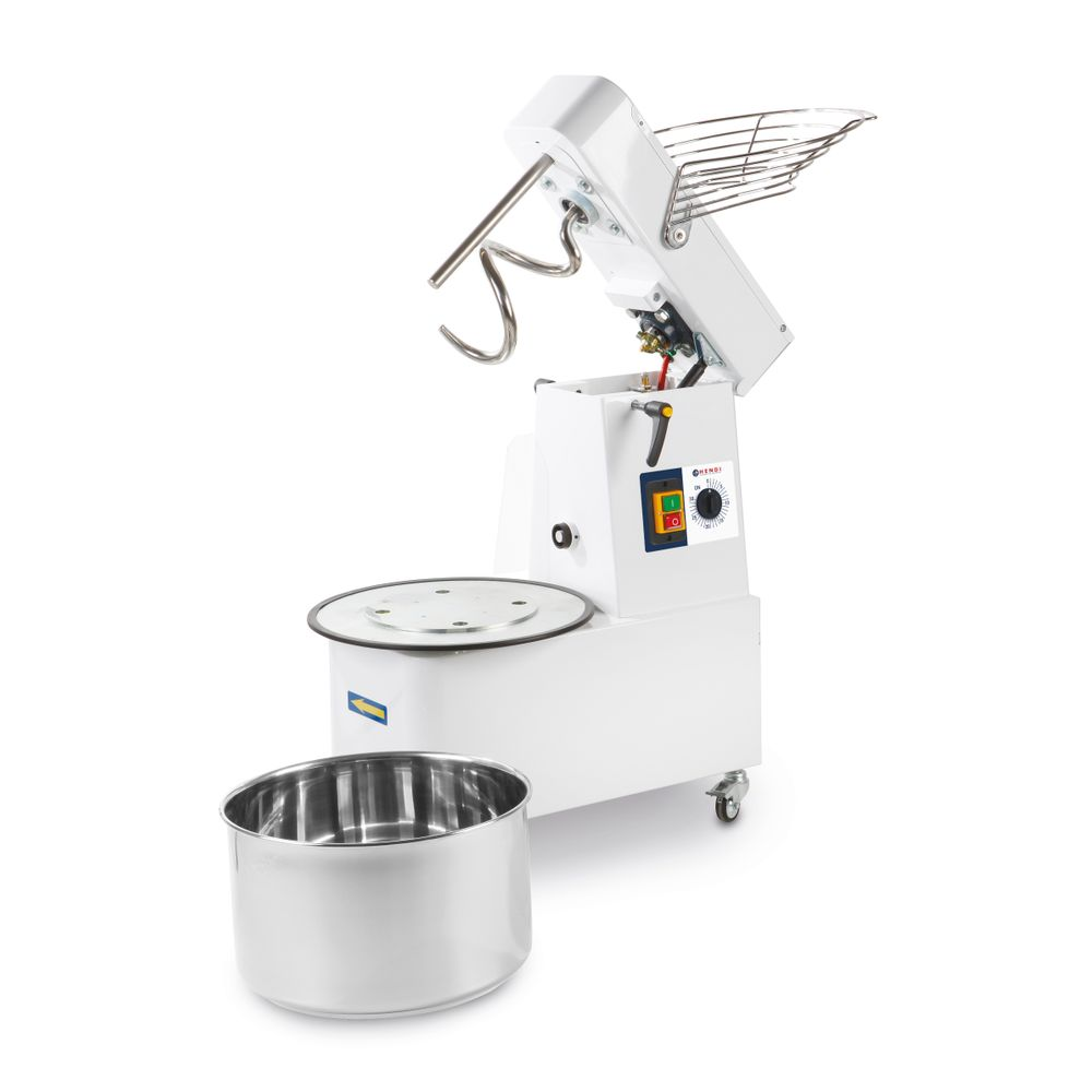 Hendi Spiralmixer mit aufklappbarem Kopf und abnehmbarer Schüssel, HENDI, 35 kg/