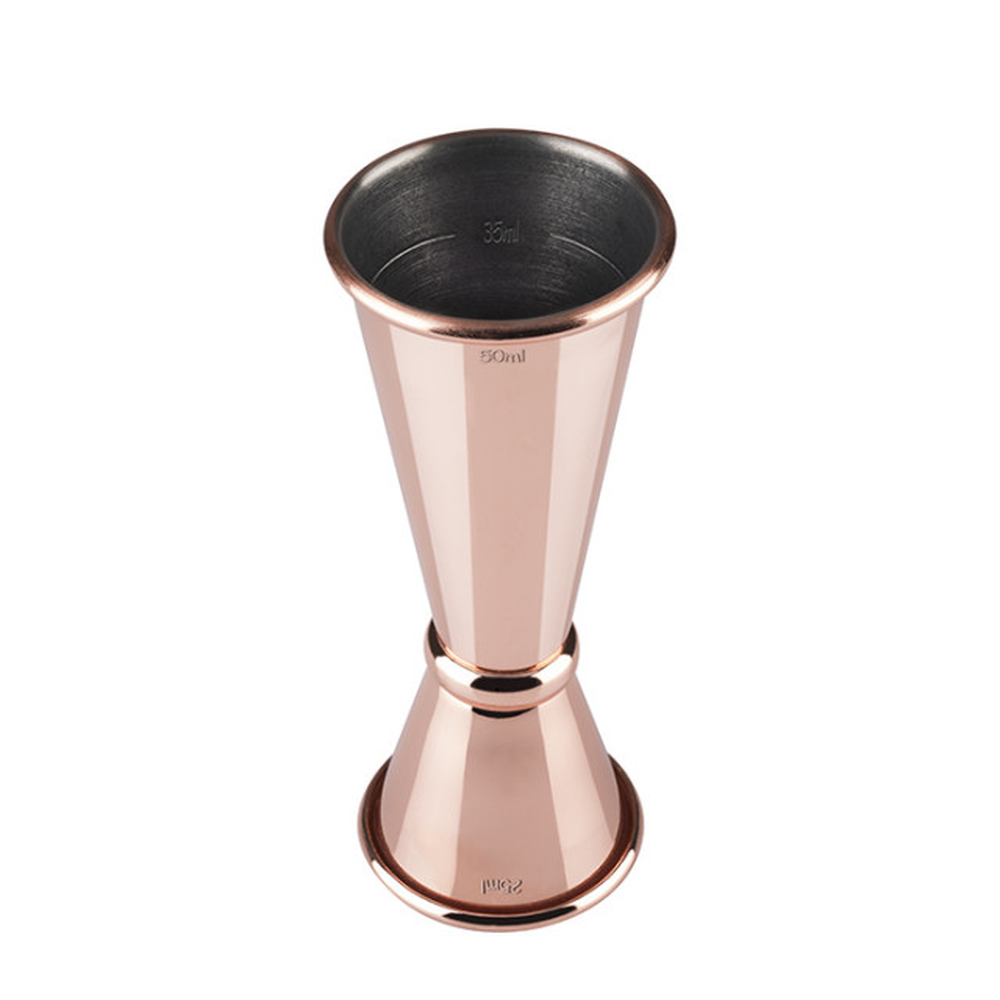 APS Cocktail-Doppelmaß Ø 4 cm, H: 11 cm , Edelstahl, Kupfer-Look
