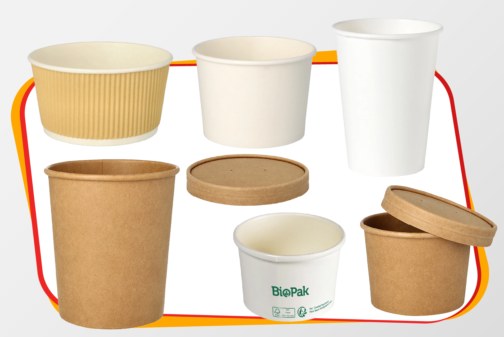 Suppenbecher - Verpackungen