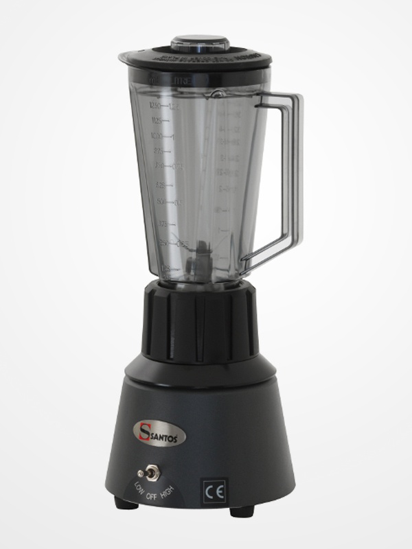 Santos Barblender - Becher Polycarbonat 1,25 l - Sockel grau