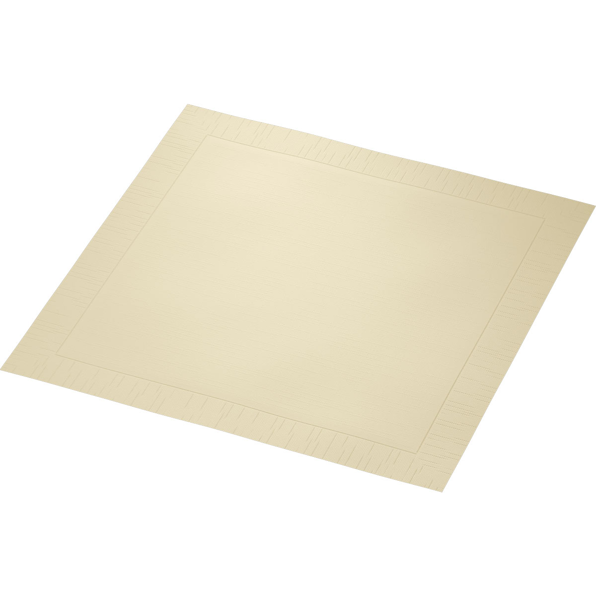 Duni Klassikservietten 40 x 40 cm 4-lagig, geprägt 1/4 Falz cream