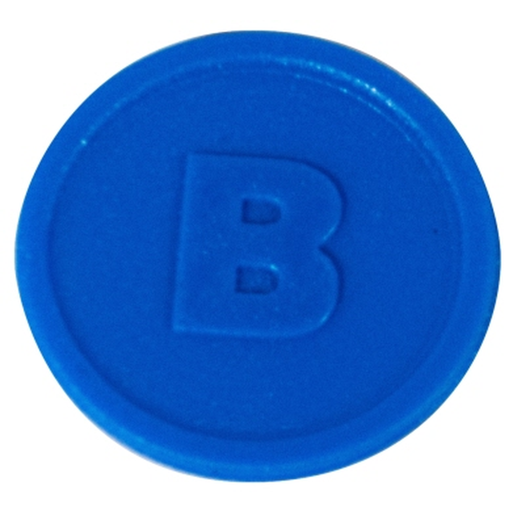 Contacto Biermarke, blau, 100 Stück