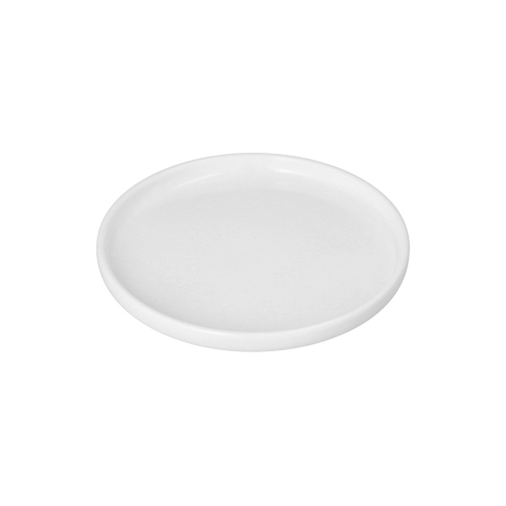 Papstar Teller Porzellan rund Ø 12 cm · 1,2 cm weiss "Ano"