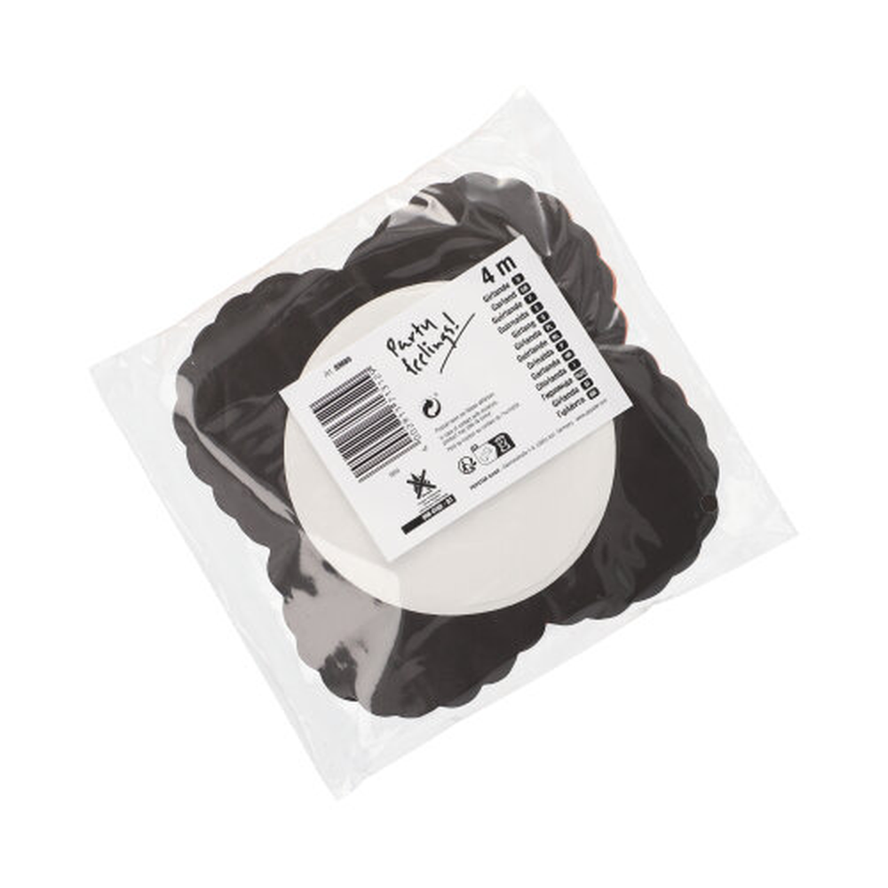 Papstar Girlande, Papier Ø 16 cm · 4 m "Deutschland" schwer entflammbar