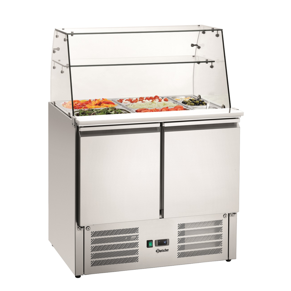 Bartscher Ausstellungsstück (Neuwertig) Saladette 900T2 +GL