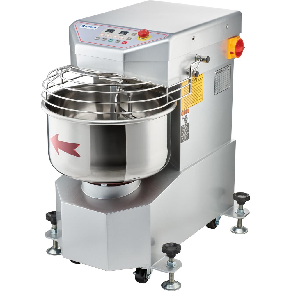 Stalgast Spiral-Teigknetmaschine, automatische Steuerung, 45 Liter, 2,6 kW