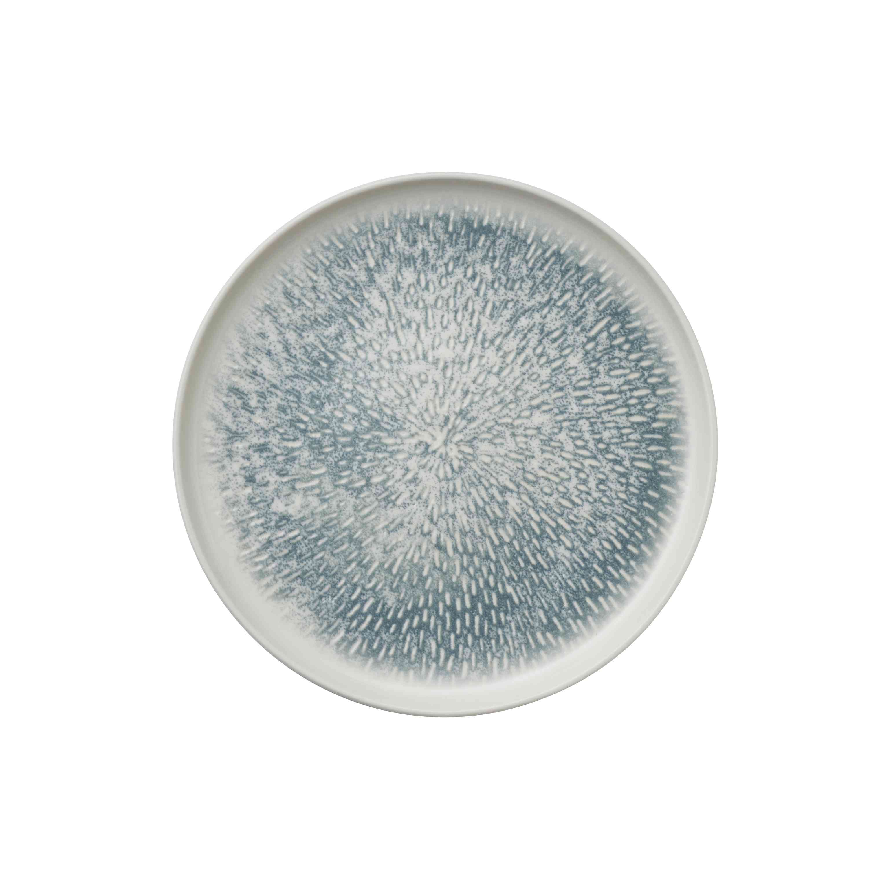 WAS Teller RiNART Toledo, Ø 20 cm, Set á 6 Stück, asel, Porzellan