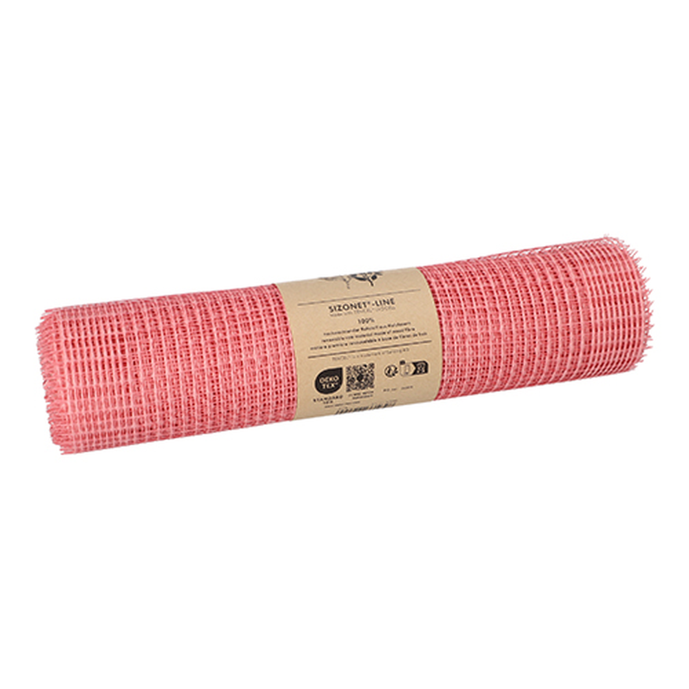 Papstar Dekoband Tencel "Sizonet" 5 m x 30 cm rosa