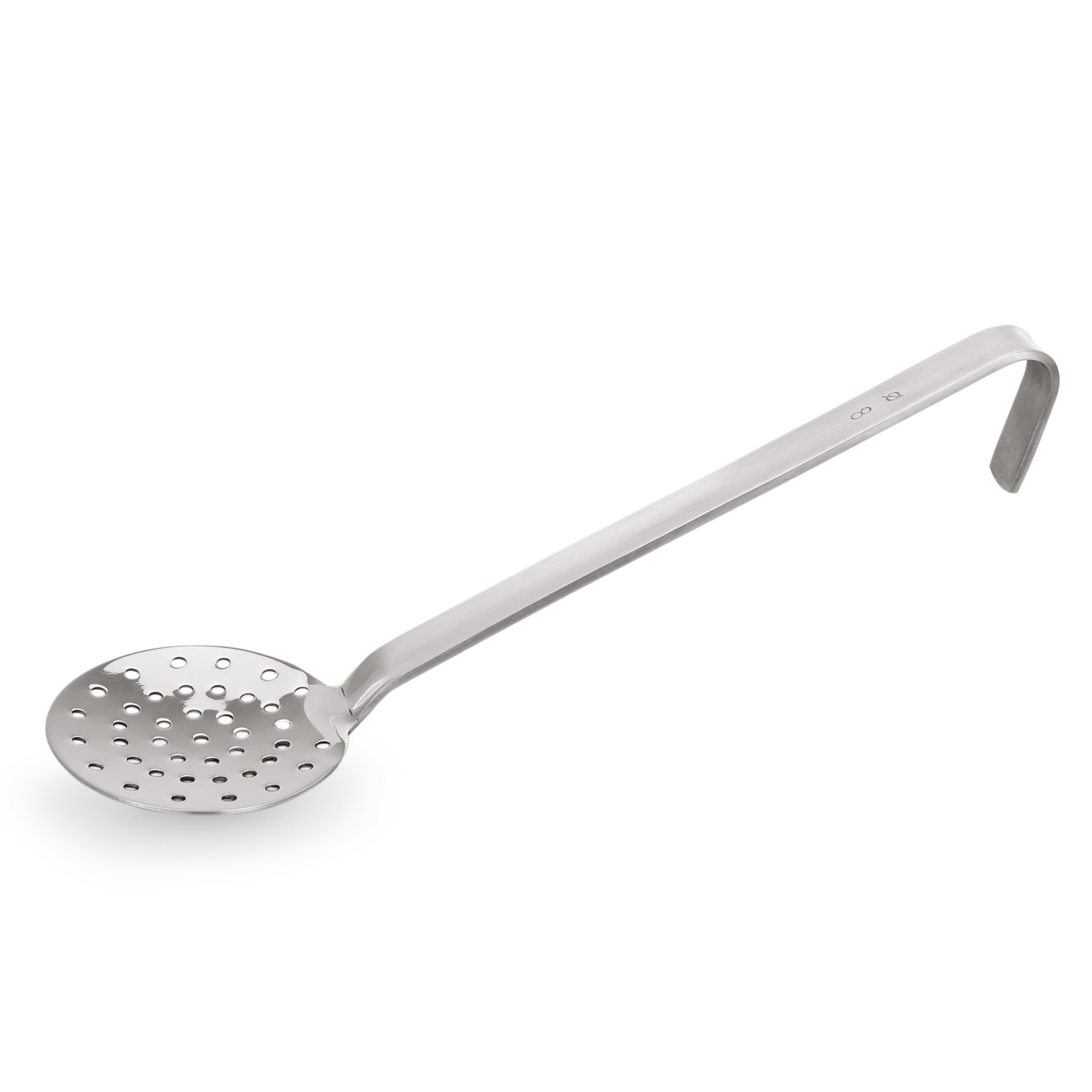 WAS Schaumlöffel KITCHEN TOOL 2085, Ø 12 cm, 23 cm, Perforation Ø 4 mm, Chromnic