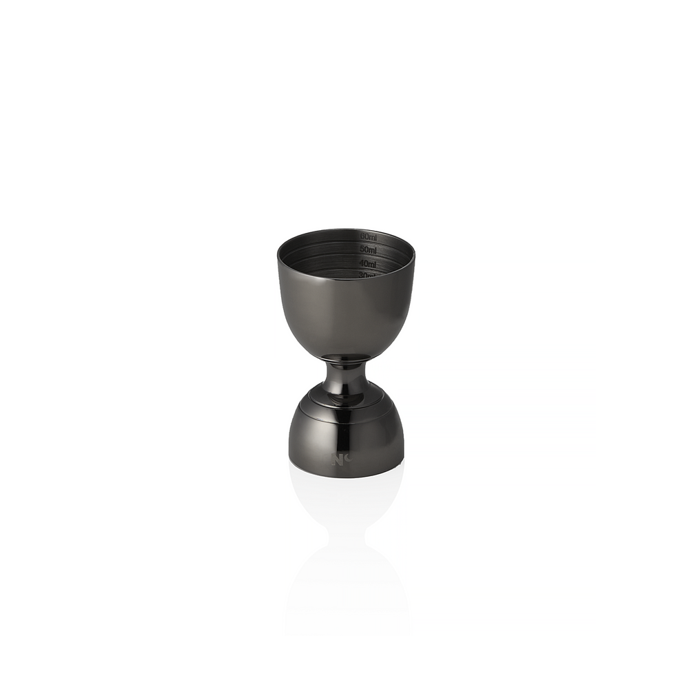 WAS Jigger Rim Bell NOCTURN, Ø 5 cm, Höhe 8 cm, gun metal, Chromnickelstahl 18/8