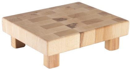 Contacto Buffet-Holzblock GN 1/2 aus 5 cm Buchenstirnholz