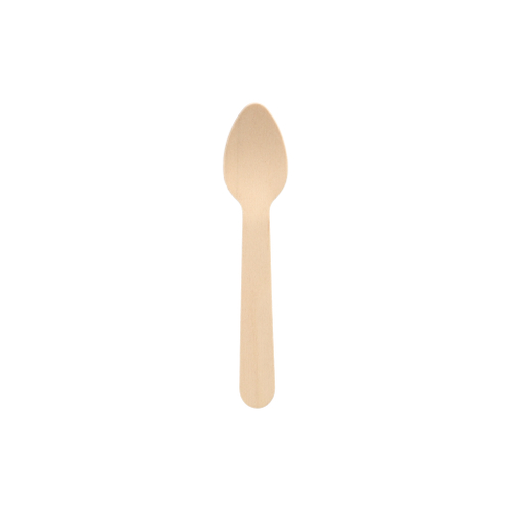 Papstar Kaffeelöffel, Holz "pure" 11 cm