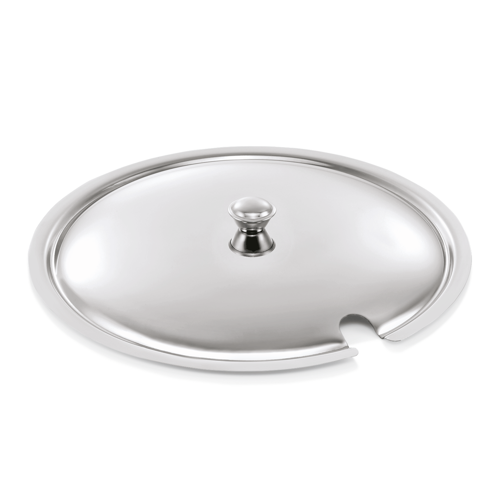 WAS Deckel für Terrine 1475 300, mit Löffelaussparung, Chromnickelstahl