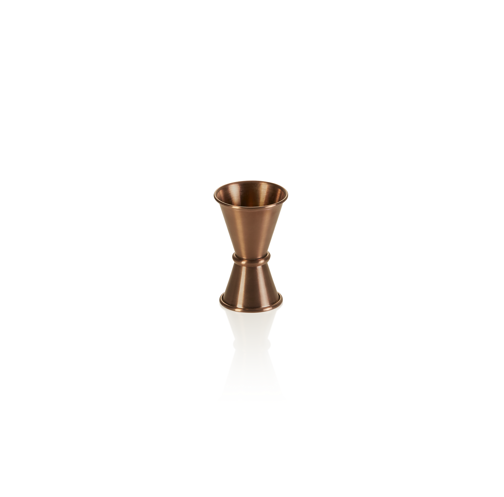 WAS Jigger, 15 / 30 ml, Ø 4,5 cm, Höhe 7 cm, bronze, Chromnickelstahl, PVD-Besch