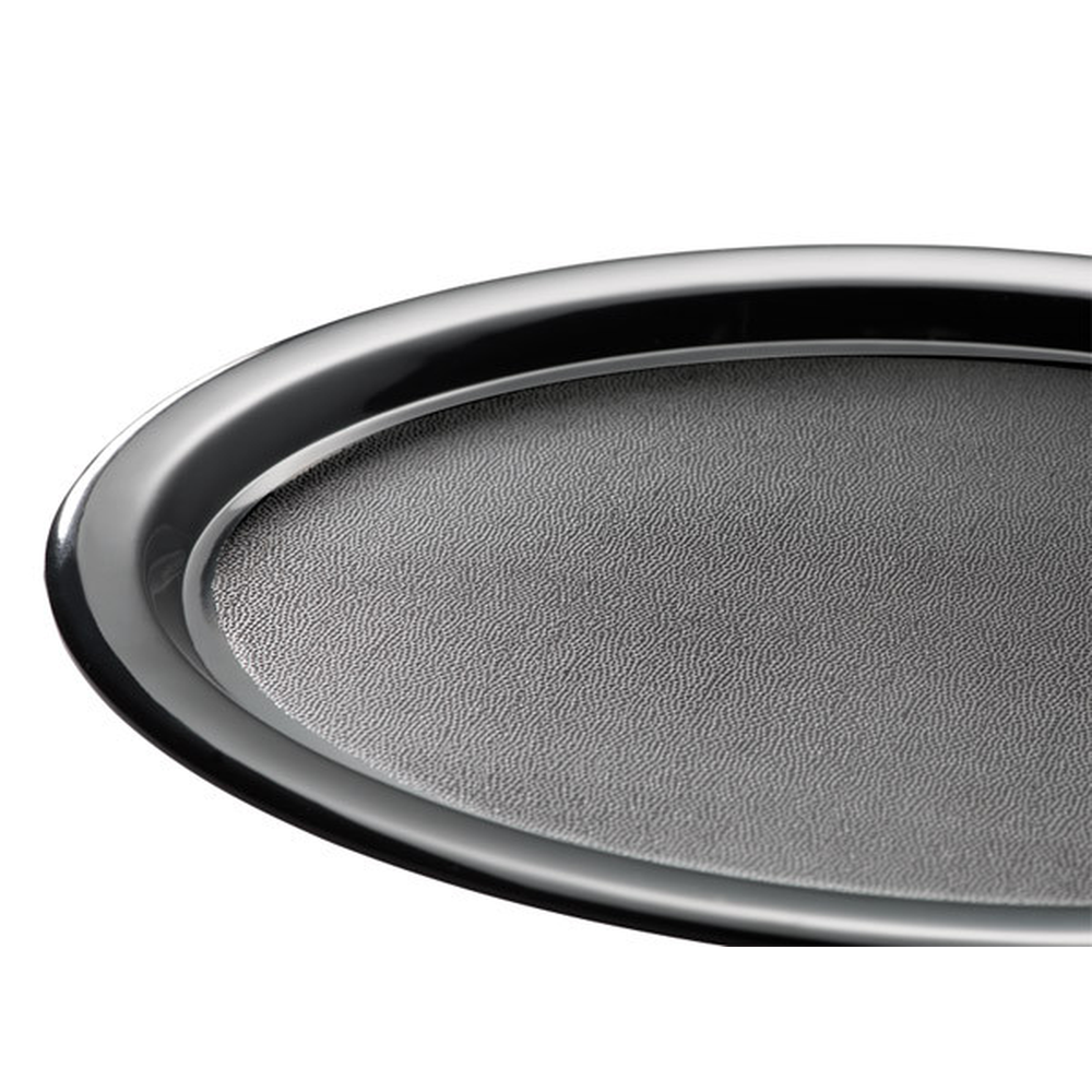 APS Serviertablett -KAFFEEHAUS- 28,5 x 21,5 cm, H: 1,5 cm , Melamin, schwarz