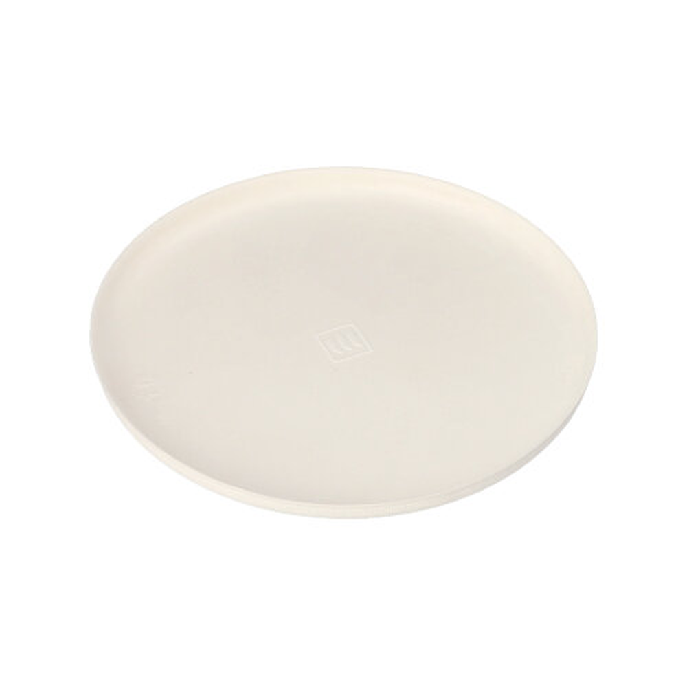 Papstar Teller Zuckerrohr "pure" rund Ø 16 cm · 1 cm weiss "Cella"